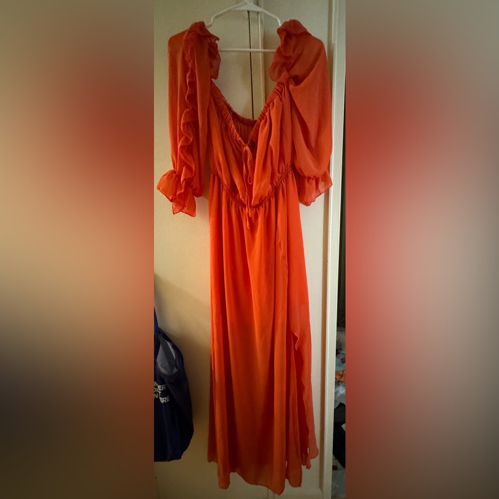 Orange dress